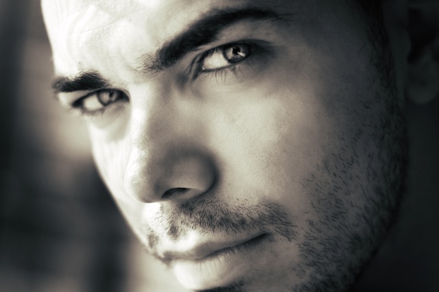 black-and-white-man-person-eyes Men